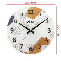 Nástenné hodiny MPM Fiores 4377, 30cm